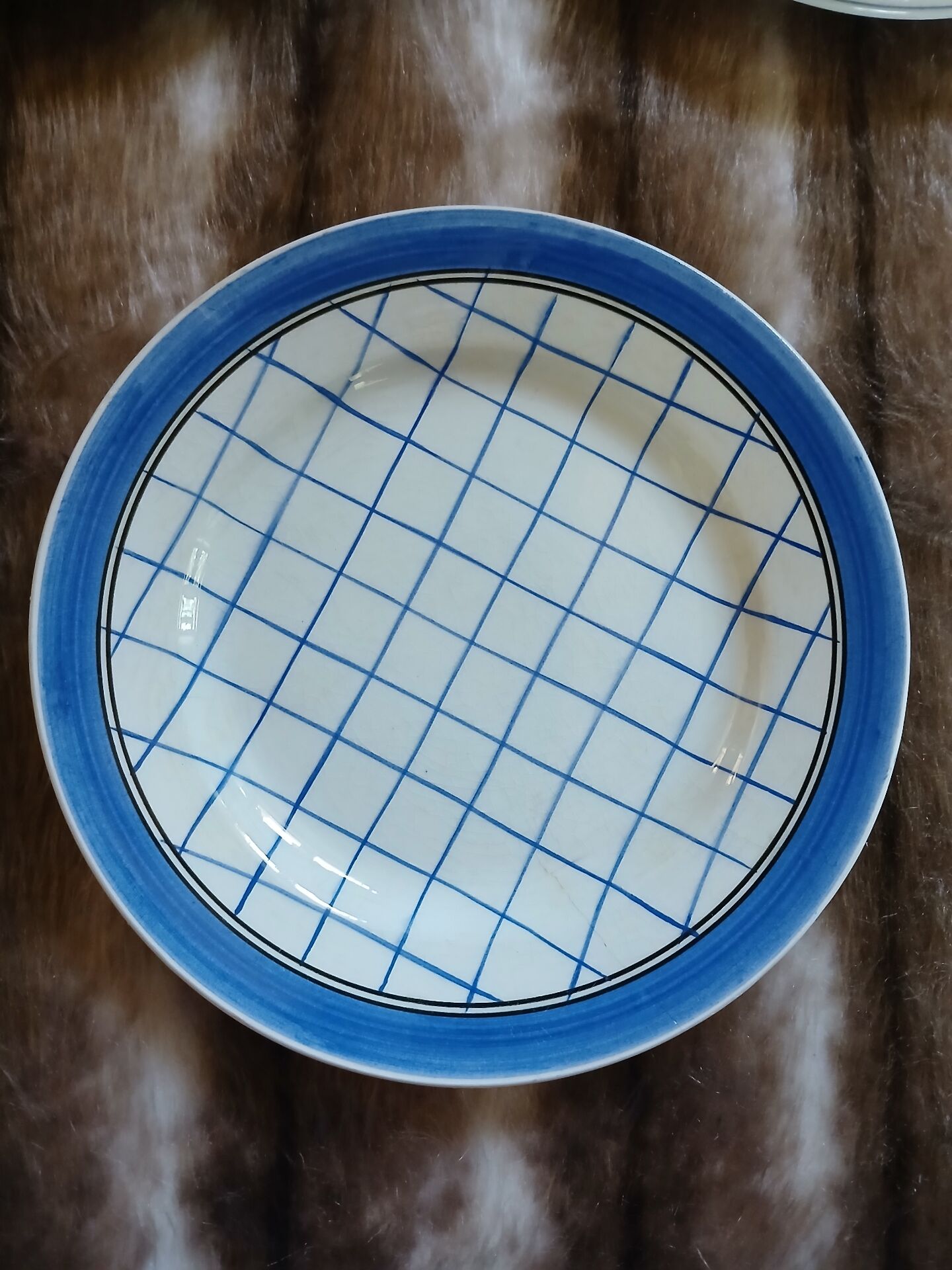 6 assiettes plates anciennes "Michel " de Gien