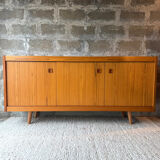 Enfilade buffet scandinave en teck, LB Kofod-Larsen, 1960