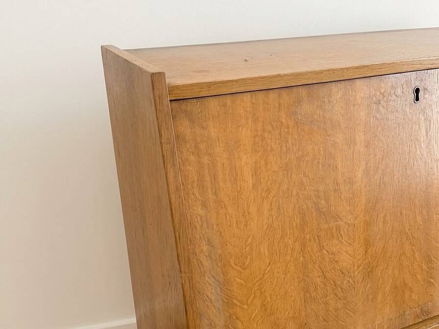 Vintage Scandinavian wooden secretary from the 1960s.