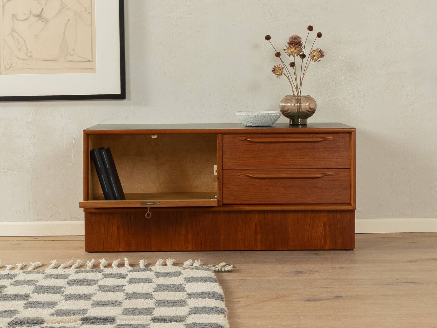 1960s lowboard by Heinrich Riestenpatt