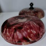 Coloured crystal bonbonnière Art Verrier Saint Louis