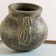 Vase grec en terre cuite, patine bronze