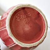 Art Deco artichoke vase Saint Clément ceramic