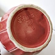 Art Deco artichoke vase Saint Clément ceramic