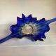 Large cobalt blue centerpiece