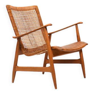 Ib Kofod-Larsen attr. Easychair with Cane early 1950s.