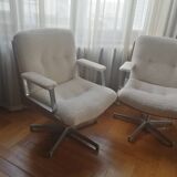 pair of vintage armchairs
