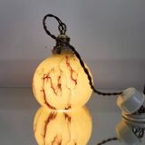 Art Deco lamp in opaline glaze Verreries de Scailmont Henri Heemskerk Belgium