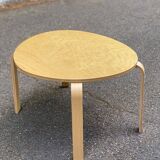 Scandinavian coffee table curved wood ikea svalsta 73cm