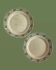 Duo d’assiettes plates Choisy Le Roi - Marguerites