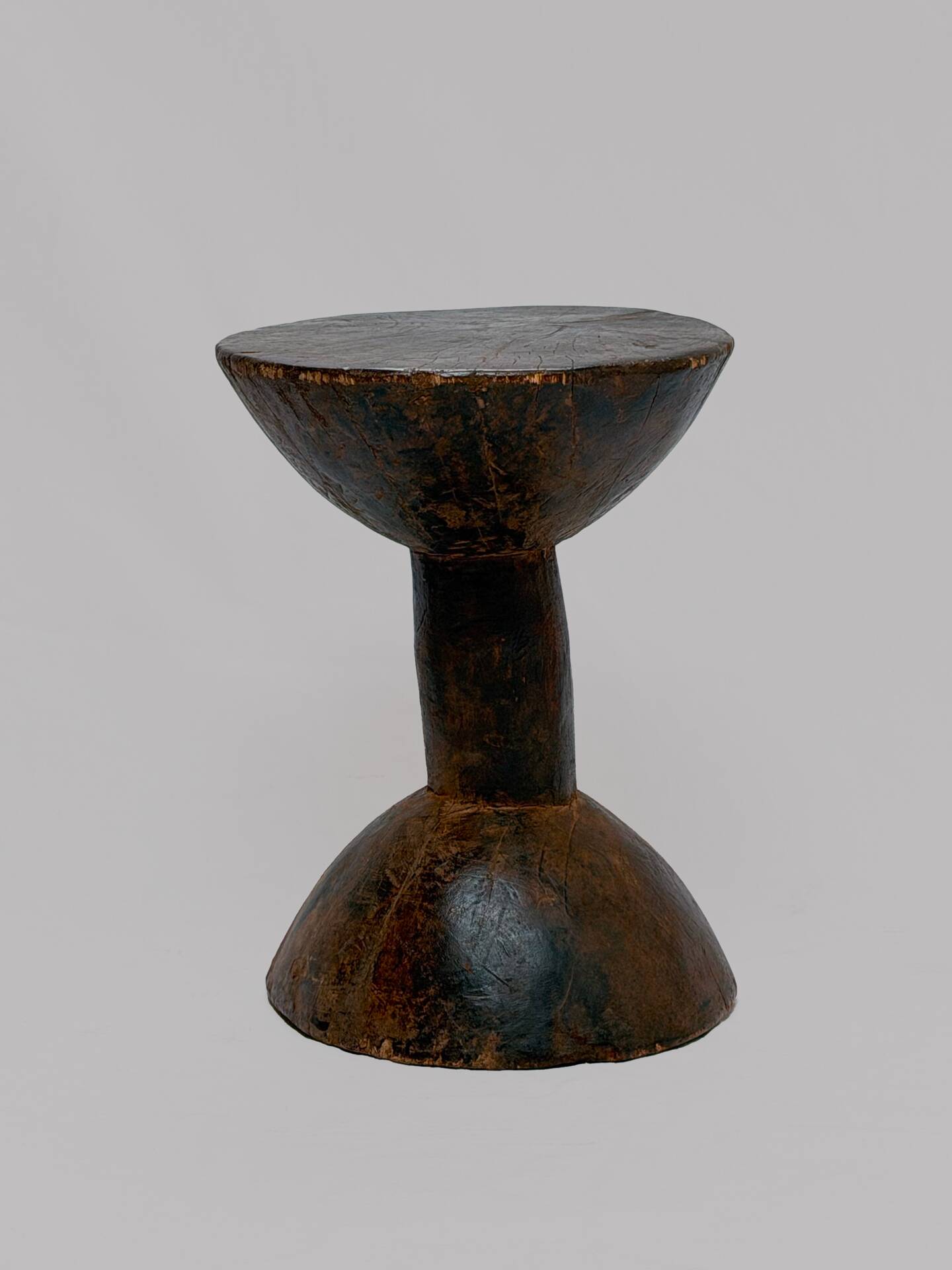 Senoufo stool in raw wood (Burkina Faso)