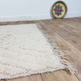 Handmade Moroccan Berber rug 155 X 124 CM