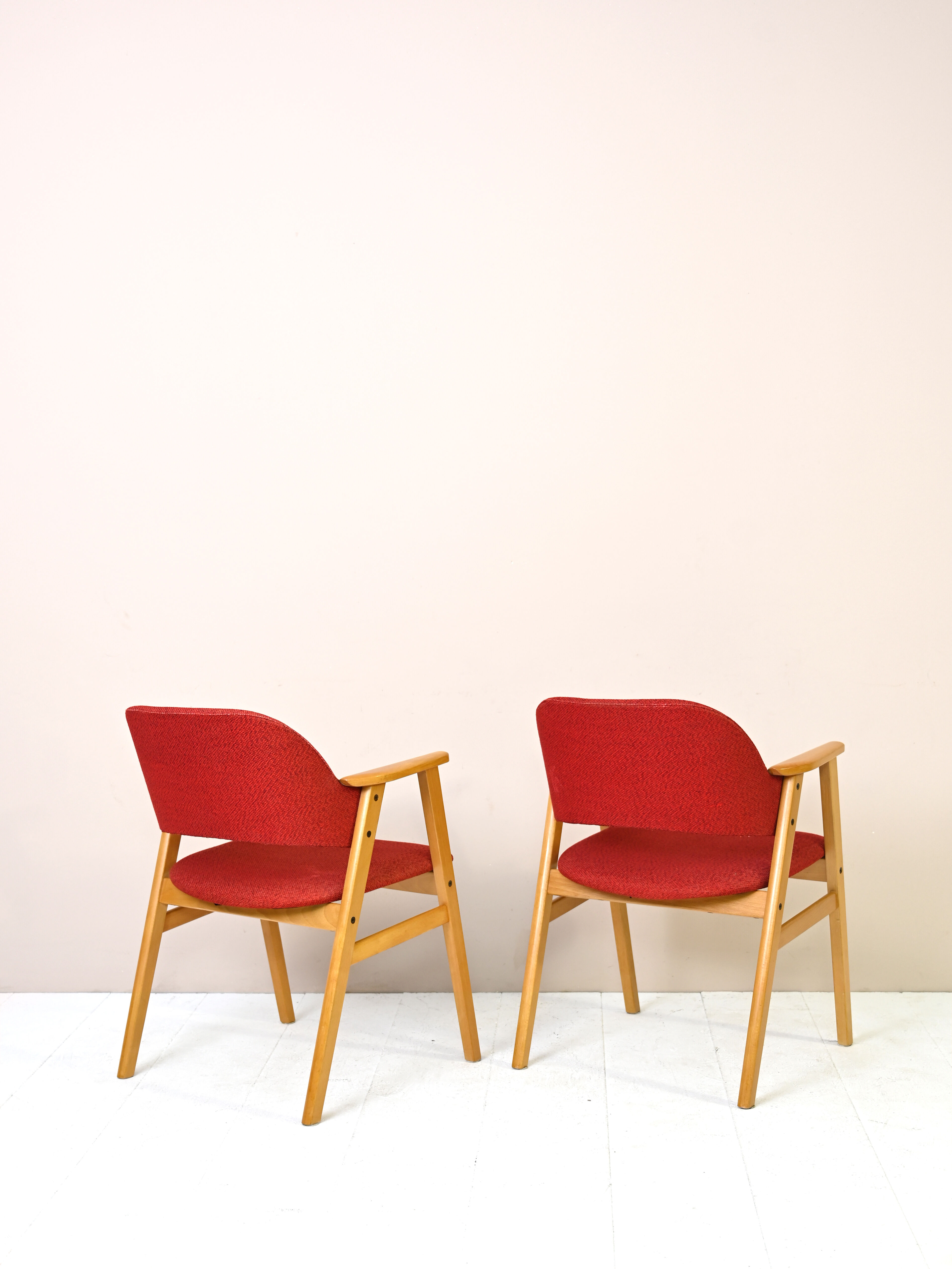 Pair of vintage Nordic armchairs