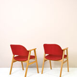 Pair of vintage Nordic armchairs