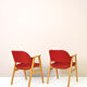 Pair of vintage Nordic armchairs