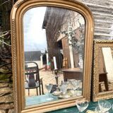 Old gilded mirror Louis Philippe style, 80x57 cm