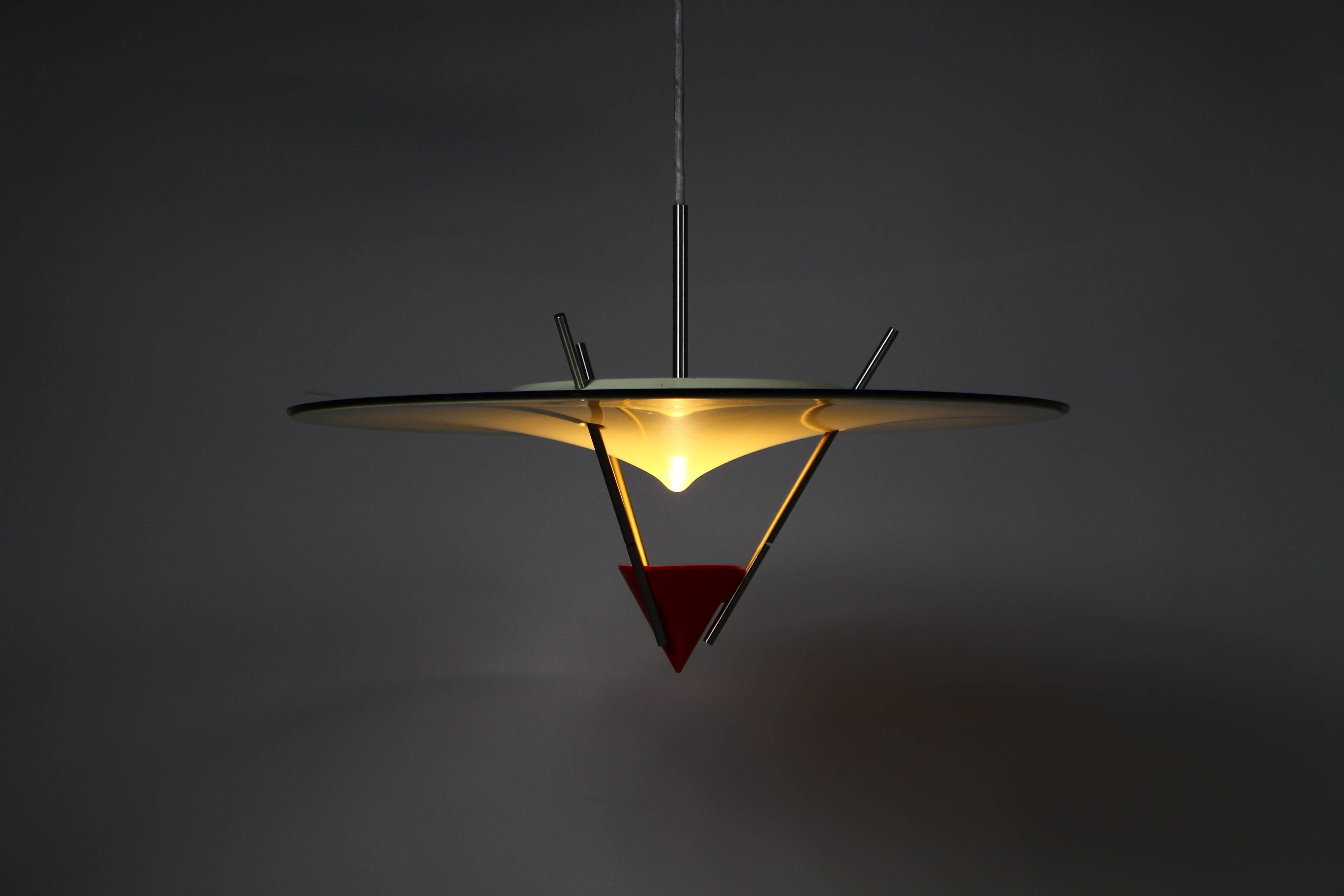 Danish pendant lamp by Henrik Tengler for Lyskilde 1970s
