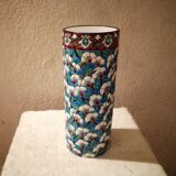 Vintage enamel vase