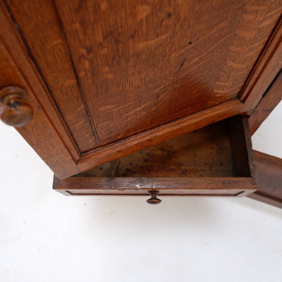 Vintage Wooden Side Cabinet - 1950s