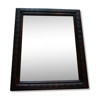 Mirror wood 52x62cm