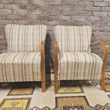 Pair of vintage Scandinavian armchairs 1970