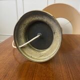 Large gilded bronze lamp