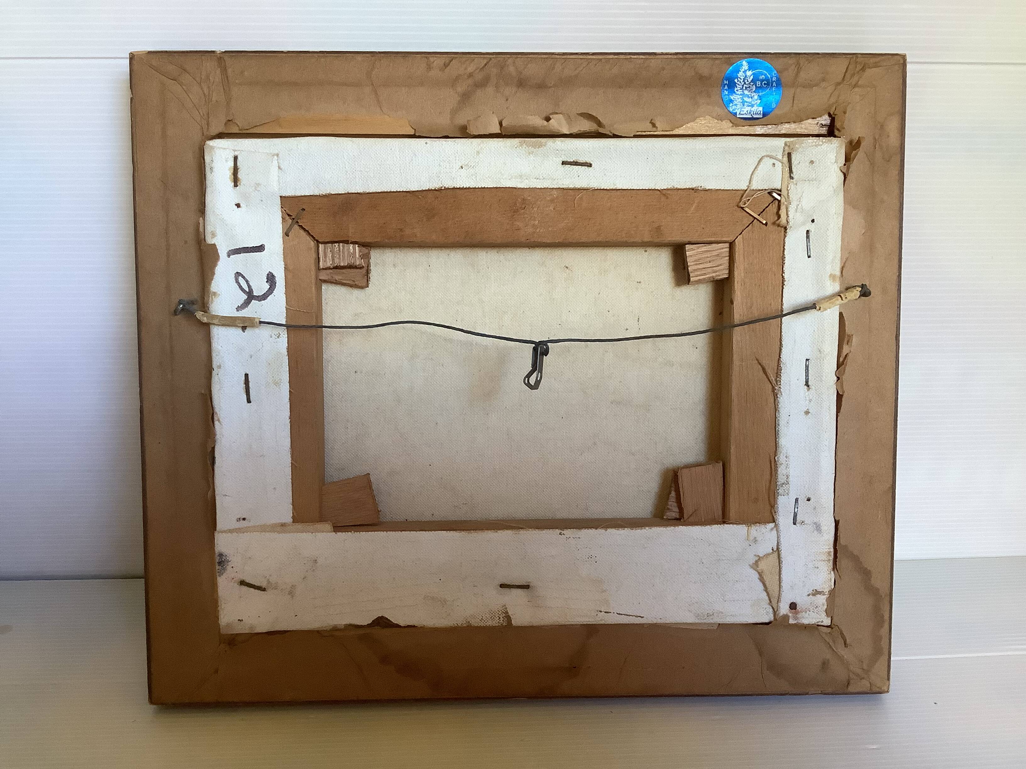 Tableau Marin Original Peint à L'huile Sur Toile, Bateau De Pêche, Signé Par L'artiste