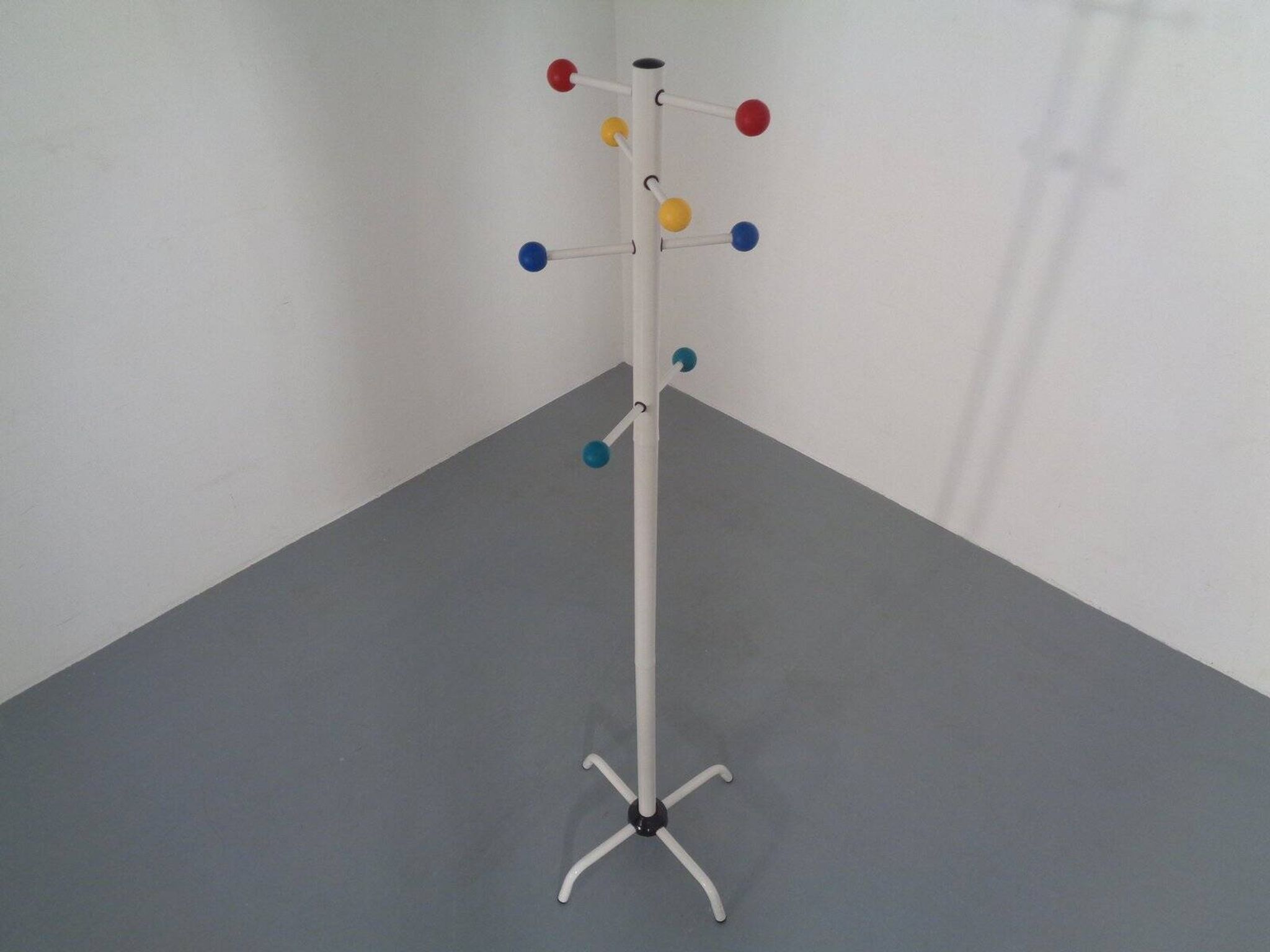 Italian Tubular Coat Rack, 1970s