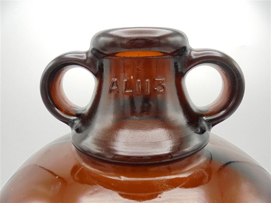 Amber glass canister