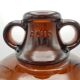 Amber glass canister