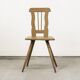 Chaise d'appoint d'art populaire primitif