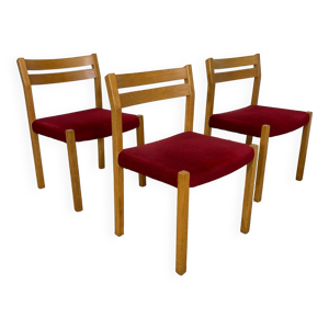 Ensemble de 3 chaises - scandinaves