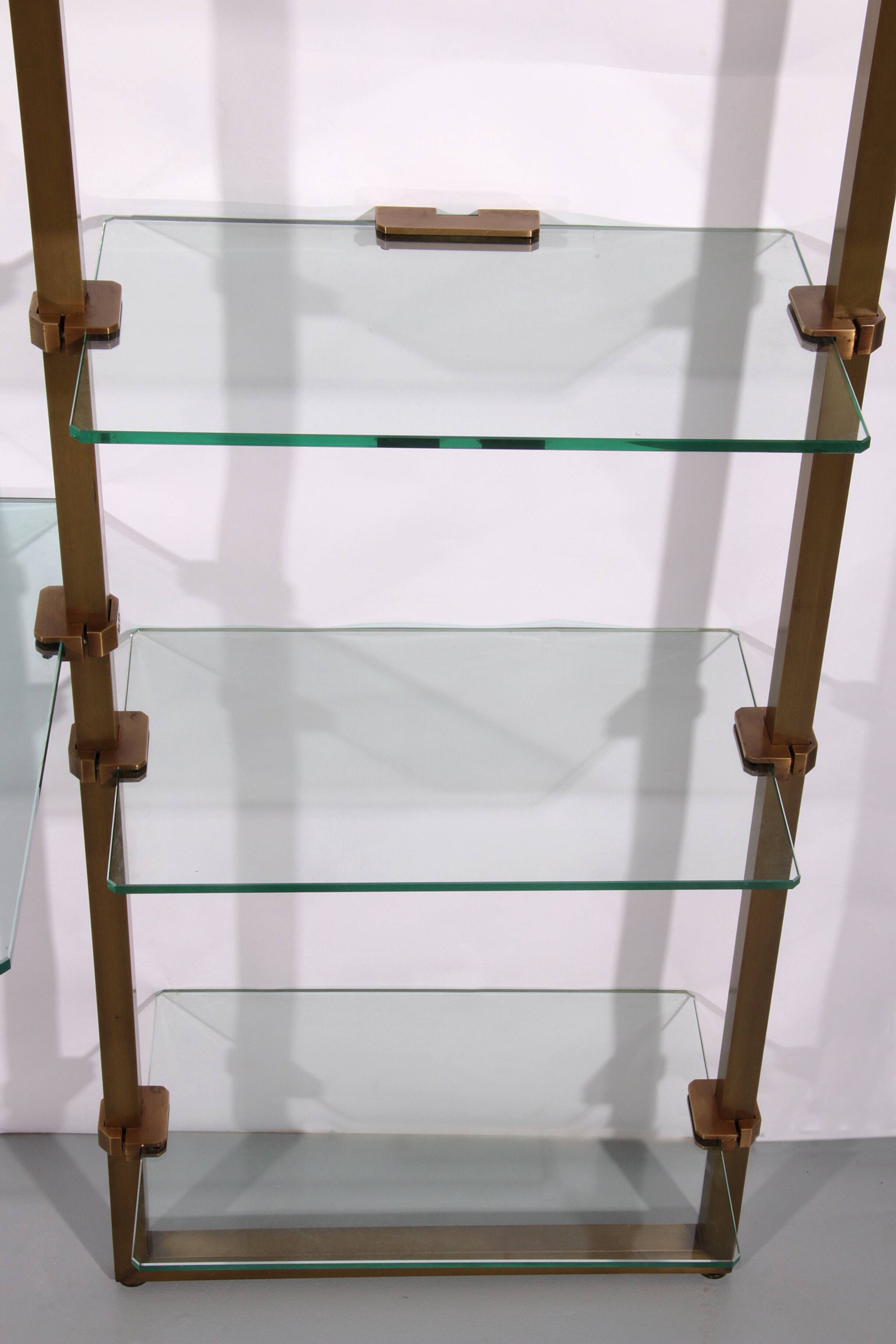 Peter Ghyczy Brass Very Rare Wall Unit Model R16 1970