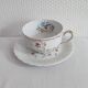 Limoges porcelain cup and saucer Georges Boyer