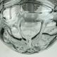 No. 1 of 2 - elegant doria pendant lamp clear and smoke grey glass 60s 70s