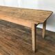 Old and large farm table early 20th shabby bistro fir