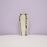 Vase vintage blanc d’allemagne de l’ouest jasba