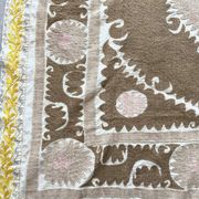 Vintage hand-embroidered tablecloth 156x162 cm