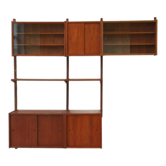 Teak Wall Unit N°2 - PS System - Danish Furnitures - Denmark - 1960