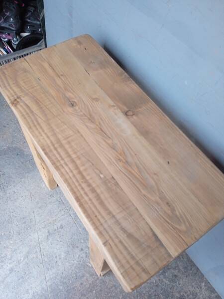 Workbench 90cm old solid wood