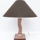 Mid-century Moden Italian Plexiglass and Silver Table Lamp, 1970s