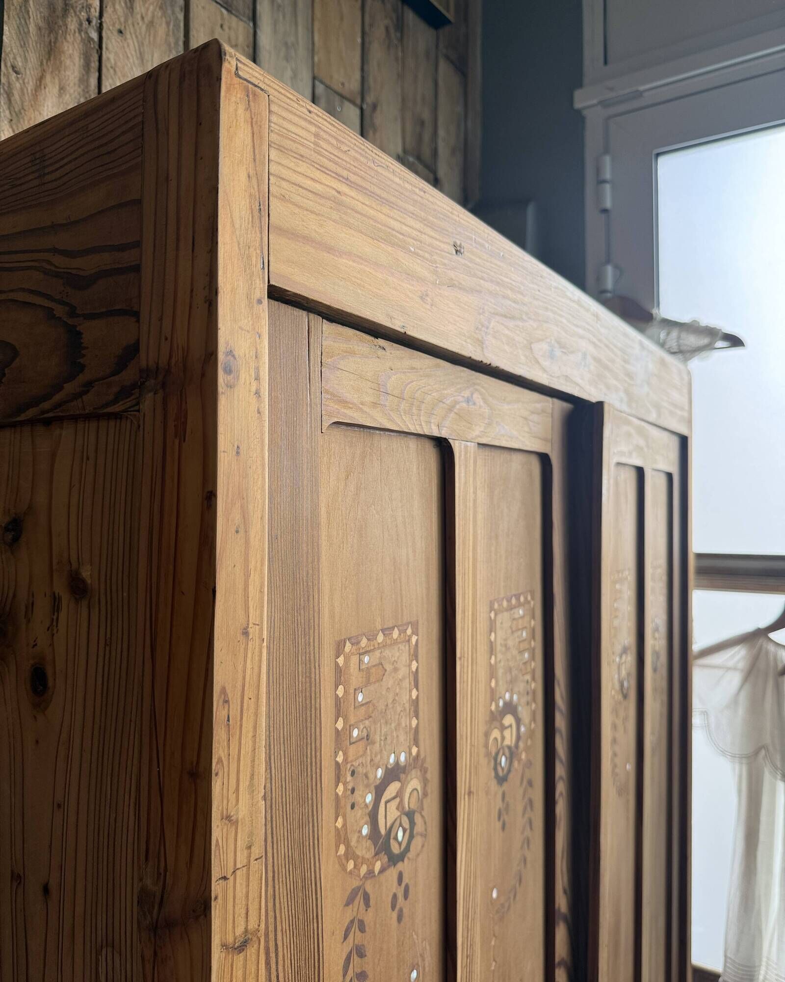 Czech Art Nouveau wardrobe