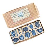 Box of 10 school stamps - fruit