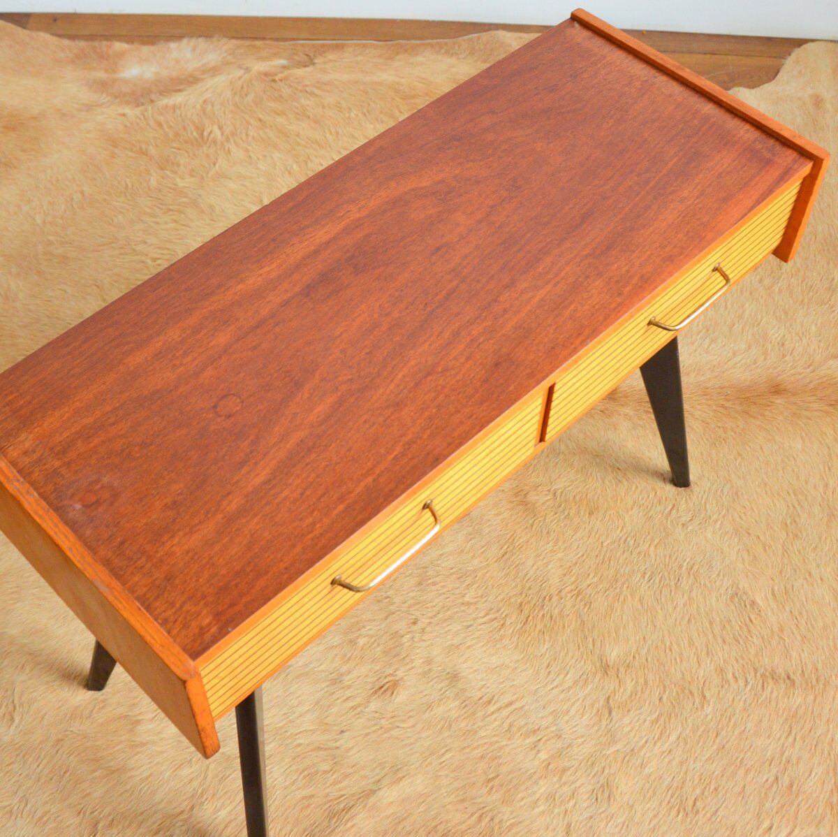 Console feet compass vintage 1950s