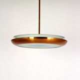 Bauhaus UFO Pendant Lamp by Josef Hurka for Napako, 1930s