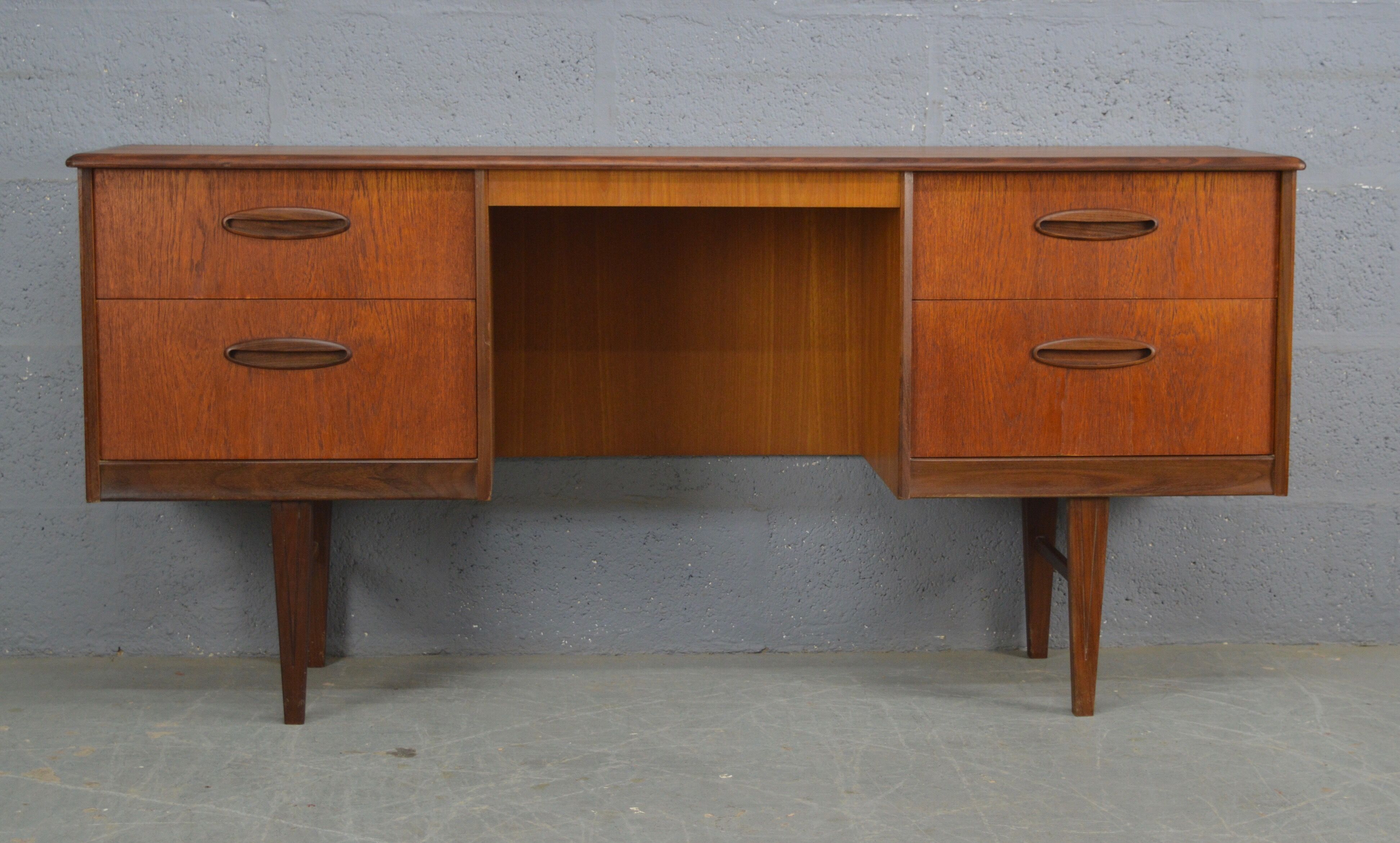 Mid Century Vintage Teak Desk