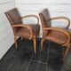 Leather bridge chairs