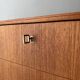 Swedish mid-century chest of drawers teak five drawers