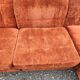 Banquette canapé velours modulable 5 blocs