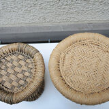 2 rope & bamboo stool patterns